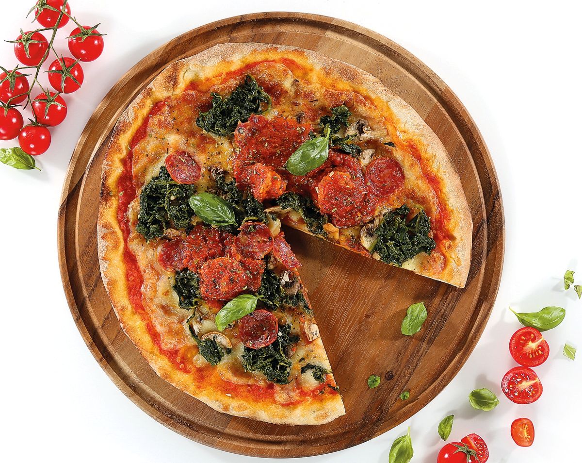 055498_ Pizza prkénko kulaté Ø 33 cm1,5 cm akátové dřevo Zassenhaus 7